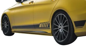 Mercedes C Uyumlu Serisi W205 (2015-2018) Amg Yan Marşpiyel Altı Lip (Plastik)