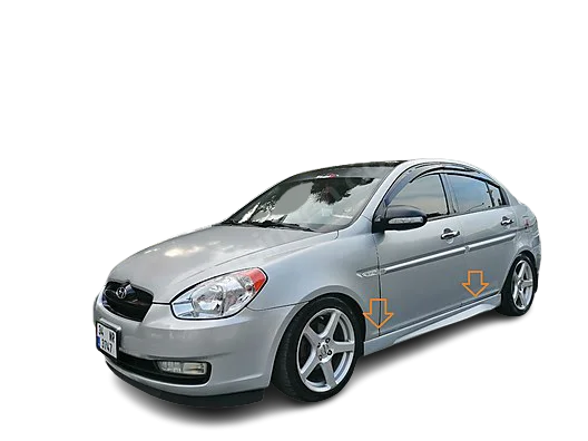 Hyundai Era Uyumlu (2006 - 2012) Marşpiyel Seti (Plastik)