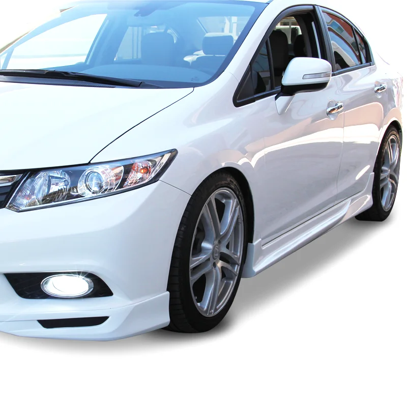 Honda Civic Uyumlu Fb7 (2012-2016) Custom Yan Marşpiyel Seti (Plastik)