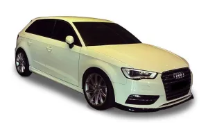Audi A3 Uyumlu 8V 2012 - 2016 Ps Yan Marşpiyel Seti (Plastik)