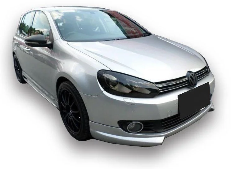Volkswagen Golf Uyumlu 6 2009 - 2012 Ön Tampon Ek (Plastik)