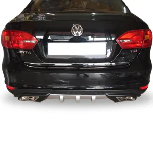 Volkswagen Jetta Uyumlu (2010-2017) Egzoz Görünümlü Universal Difüzör (Plastik)