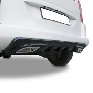 Peugeot Partner Uyumlu Tepee Egzoz Görünümlü Universal Difüzör (Plastik)