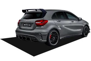 Mercedes A Uyumlu Serisi W176 (2015-2018) Yeni A45 Difüzör (Plastik) thumb 1