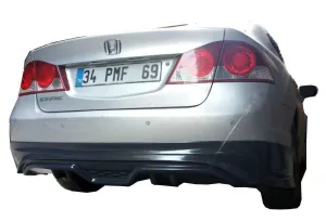 Body Kit Arka Ek uyumlu Honda Civic Fd6 (2006-2011) Custom Arka Tampon Eki - Difüzör (Plastik) modelleri DRS Tuning'de. Kaliteli malzeme, hızlı kargo ve