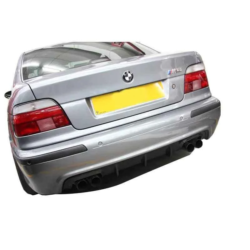 Bmw 5 Uyumlu Serisi E39 (1995 - 2004) M5 Arka Tampon Eki - Difüzör (Plastik)