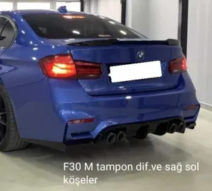 Bozdağ uyumlu Bmw 3 Serisi F30 Sağ Sol Arka Köşeler modelleri Oto Aksesuar Shop'de. Kaliteli malzeme, hızlı kargo ve güvenli alışverişle hemen inceleyin.