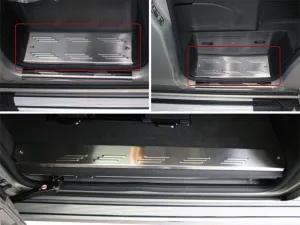 Custom Uyumlu İç Kapı Eşiği 3 Parça Krom 2018 Ve Sonrası