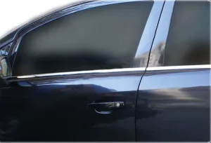 Opel Corsa Uyumlu D Cam Çıtası 4 Parça  Krom 2007 Ve Sonrası
