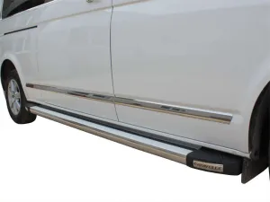 Volkswagen Caravelle Uyumlu T5.5 Yan Kapı Çıtası 5 Parça Krom (K.ş) 2010-2015