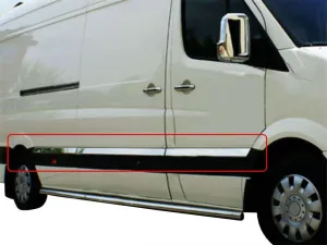 Volkswagen Crafter Uyumlu Yan Kapı Çıtası 10 Parça Krom (O.ş) 2006-2011