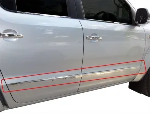 Volkswagen Amarok Uyumlu Yan Kapı Çıtası 4 Parça Krom 2010-2016