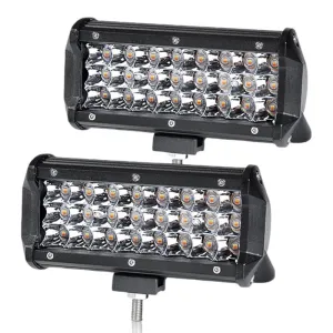 Sis Lambası 24 Led Çift Renk Sarı Beyaz 72W Takım 281-1
