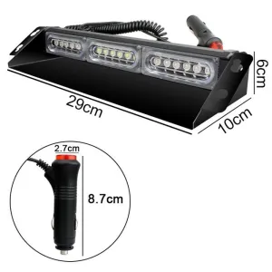 Çakar Lamba 13 Fonksiyonlu 18 Led 12V Kırmızı-Mavi-Beyaz / Lapa532 thumb 5