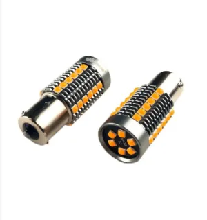 Full Canbus Gündüz Led Ampul Tek Duy-Düz Tırnak Turuncu 12V 4W 526