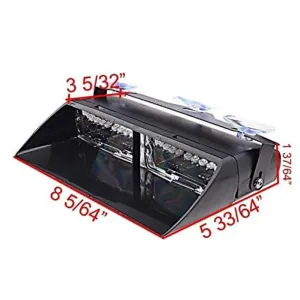 Flaş Led Çakarlı 16W Kırmızı-Mavi 8 Fonksiyonlu / Lapa176 thumb 5
