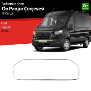 S-Dizayn Ford Transit Krom Ön Panjur Çerçevesi 4 Prç. 2018 ve ÜzeriAraca &Ouml;zel Krom Aksesuar
&Uuml;r&uuml;n &Ouml;zellikleri:Krom &uuml;r&uuml;nler ara&cced