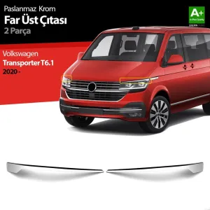S-Dizayn VW Transporter T6.1 Krom Far Üst Çıtası 2 Prç. 2020-2025Araca &Ouml;zel Krom Aksesuar
&Uuml;r&uuml;n &Ouml;zellikleri:Krom &uuml;r&uuml;nler ara&ccedil