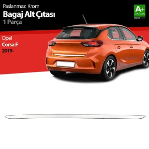 Opel Corsa Uyumlu F Krom Bagaj Alt Çıtası 2019 ÜzeriDRS Tuning kalitesiyle tanışın! Özel olarak Opel  model araçlar için üretilen bu ürün, otomobilinizin hatlar