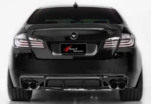 Bmw 5 Serisi 2010-2017 (F10) Vorsteiner Sağ Sol Çift Çıkış Difüzör (Parlak Siyah)