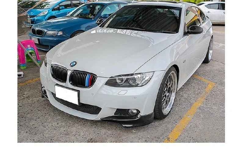 Bmw 3 Uyumlu Serisi E92 Ön Tampon Flap Piano Black Vakum 2007 - 2009