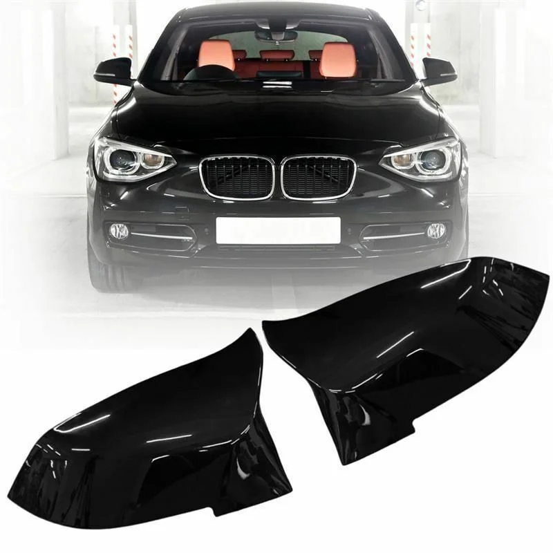 Bmw 1 Uyumlu Serisi F20 Lci 2015-2019 Batman Ayna Kapağı (Parlak Siyah)