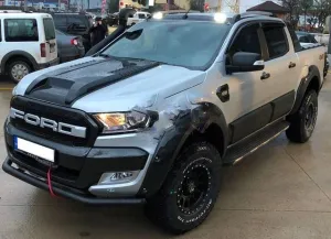 Ranger - Uyumlu Amarok - Fullback - D-Max - Navara Ön Tampon Demiri Siyah Pst20