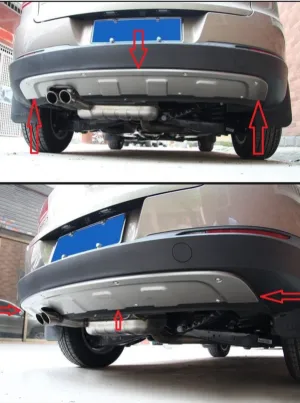 Volkswagen Tiguan Uyumlu 2008 2015 Ön Arka Difüzör thumb 3