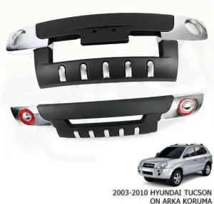 Hyundai Tucson Uyumlu Ön Arka Tampon Koruyucu 2004 2014 Arası Modellere thumb 2