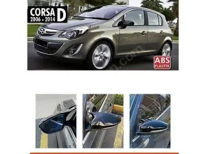 Opel Corsa 2006-2014 (D) uyumlu D (2011-2014) Batman Yarasa Ayna Kapağı (Parlak Siyah) modelleri DRS Tuning'de. Kaliteli malzeme, hızlı kargo ve güvenli