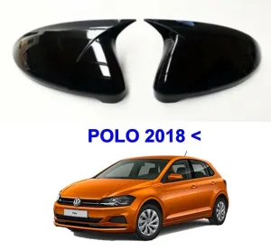 Volkswagen Polo 2017-Günümüz (AW) uyumlu 2017 Sonrası Batman Yarasa Ayna Kapağı (Parlak Siyah) modelleri DRS Tuning'de. Kaliteli malzeme, hızlı kargo ve