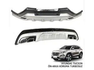 Hyundai Tucson Uyumlu Ön Arka Tampon Koruması Difüzör 2015 2018 thumb 2