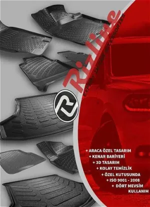 Hyundai İ20 Uyumlu 2015 Sonrası 3D Havuzlu Paspas Orjinal Rizline