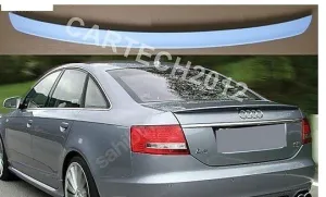 Audi A6 2004-2011 (C6) uyumlu C6 Bagaj Üstü Spoiler Parlak Siyah Boyalı Policarbon modelleri DRS Tuning'de. Kaliteli malzeme, hızlı kargo ve güvenli