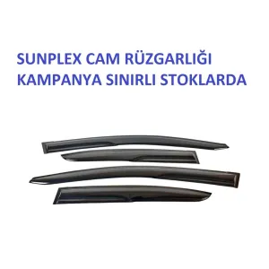 Opel Vectra C 2002-2008 Sunplex Mugen Tip 4'Lü Cam Rüzgarlığı