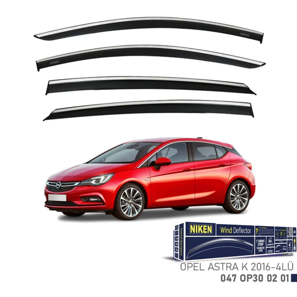 Niken Opel Uyumlu Astra K -2016 Kromlu Cam Rüzgarlığı 2016 Üzeri