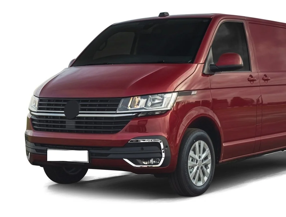 Volkswagen T6.1 Uyumlu Transporter Krom Sis Far Kaşı 4 Parça 2020 Ve Sonrası