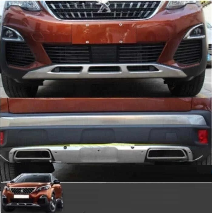Peugeot 3008 Uyumlu Ön Arka Tampon Koruyucu Difüzör 2016-2019