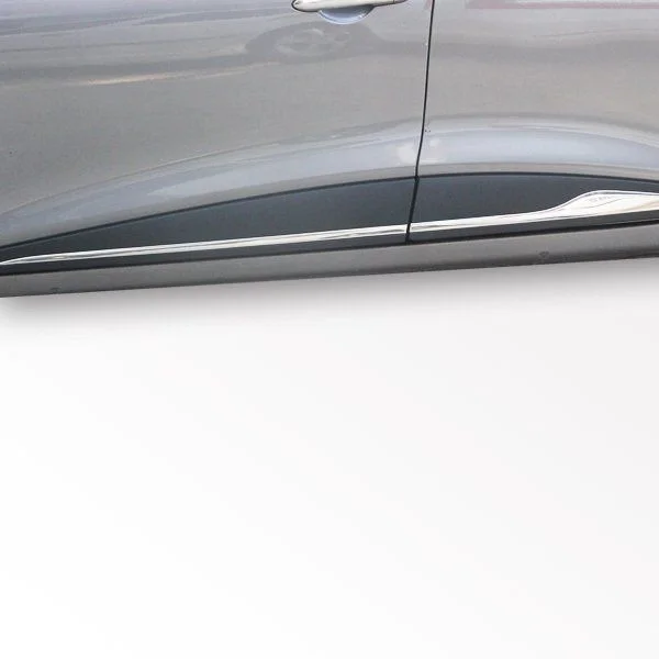Renault Clıo Uyumlu 4 -2013 Yan Kapı Çıtası 4 Parça Çelik