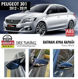 Peugeot 301 2012-2024 (M3) uyumlu (2012-2021) Batman Yarasa Ayna Kapağı (Piano Black) modelleri DRS Tuning'de. Kaliteli malzeme, hızlı kargo ve güvenli