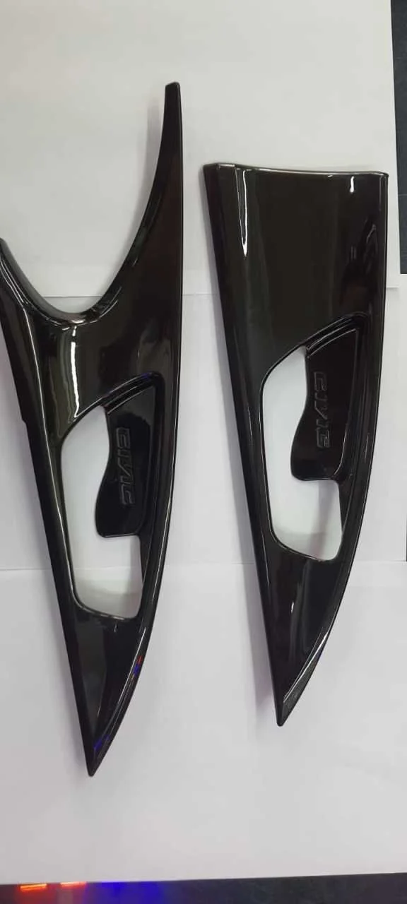 Honda Civic Uyumlu Fc5 İç Kapı Kolu Büyük Parlak Siy...