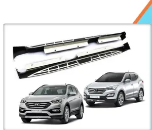 Hyundai Ix45 Uyumlu -2010 Yan Basamak Koruma Side Step Square Style