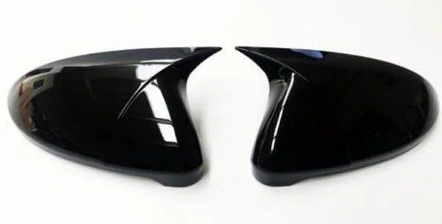 Bmw 5 Uyumlu Serisi F10 2010-2013 Batman Yarasa Ayna Kapağı (Parlak Siyah)