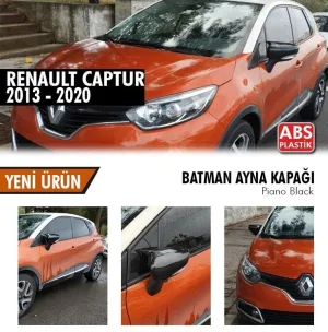 Renault Captur 2013-2019 uyumlu (2013-2020) Yarasa Ayna Kapağı (Piano Black) modelleri DRS Tuning'de. Kaliteli malzeme, hızlı kargo ve güvenli alışverişle