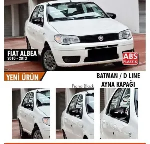 Fiat Albea 2002-2012 (178D) uyumlu (2010-2013) Batman Yarasa Ayna Kapağı (Makyajlı Kasa) modelleri DRS Tuning'de. Kaliteli malzeme, hızlı kargo ve güvenli