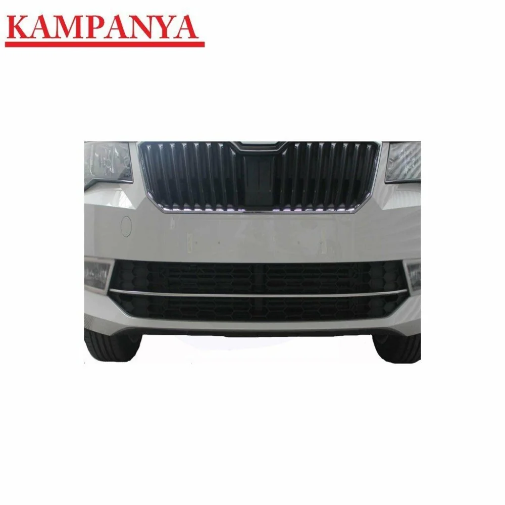 Skoda Super Uyumlu B8 Krom Ön Tampon Çıtası 2015-2019