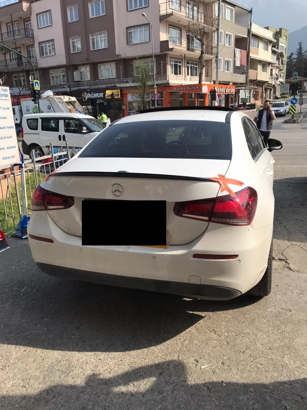 Mercedes A Uyumlu 180 Sedan Boyalı Spoiler