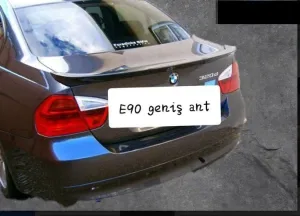 Bmw 3 Serisi 2005-2012 (E90) 20 Uyumlu (E90) Geniş Anatomik Spoiler