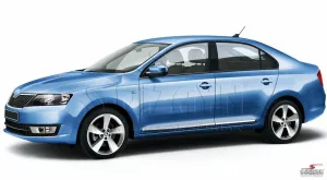 Skoda Rapid Kapı Koruma Çıtası Krom 2013-2017