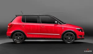Skoda Fabia Uyumlu Kapı Koruma Çıtası Krom 2013 Üzeri